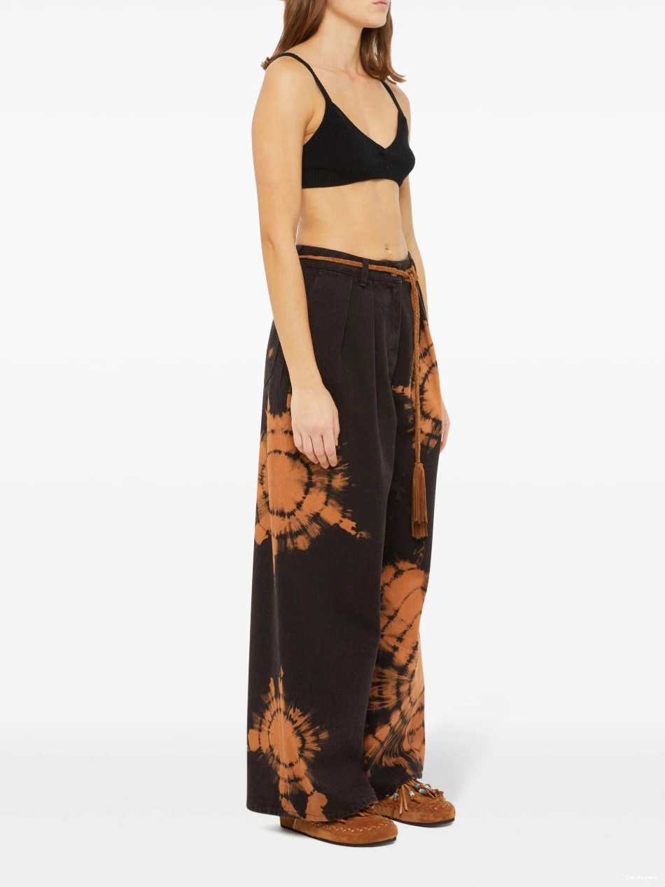 Affordable jeans Alanui leg wide Women abstract-pattern 0821